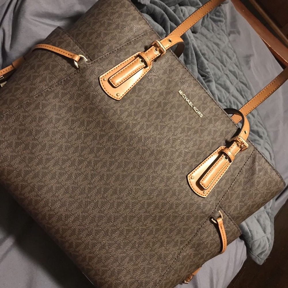 Brown Medium Voyager Tote